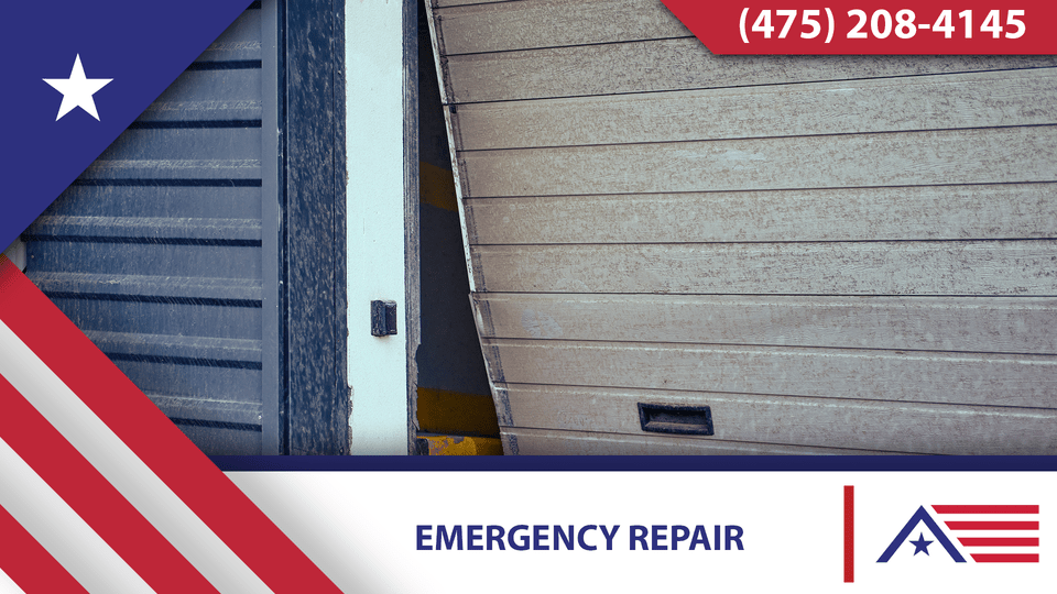 Emergency garage door service